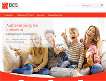 Tablet Screenshot of bcs-sachsen.de